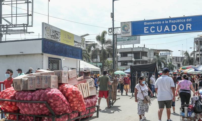 Lo que se reforzaría es la seguridad y el control migratorio para evitar el ingreso de delincuentes que han sembrado el caos y la zozobra en Ecuador / Foto: EFE
