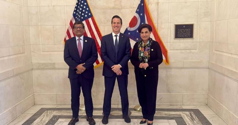La agenda incluyó reuniones con el secretario de Estado Adjunto, Christopher Landau; con el senador Bernie Moreno; y los congresistas Greg Steube y Mario Díaz-Balart / Foto: cortesía Cancillería