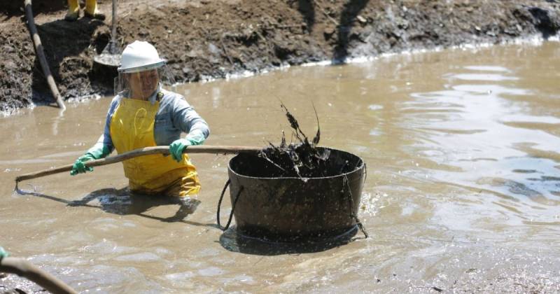 Petroecuador realiza tareas de remediación ambiental en las provincias amazónicas / Foto: cortesía MAE