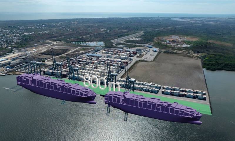 El proyecto permitirá incrementar en un 40% la capacidad de manejo de contenedores / Foto: cortesía Business Insider