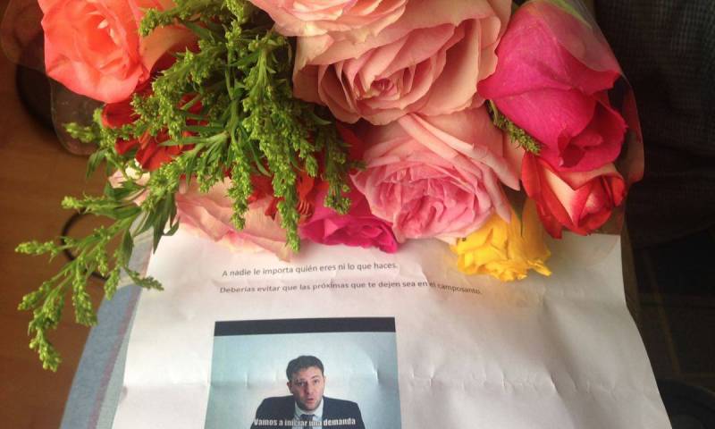 La Fundación Andina para la Observación y Estudio de Medios (Fundamedios) denuncia que Juan Esteban Guarderas recibió una amenaza de muerte. Foto: El Universo