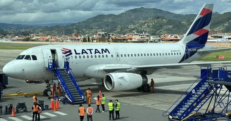 Latam Airlines contará con 2 frecuencias semanales / Foto: cortesía Aeropuerto de Cuenca