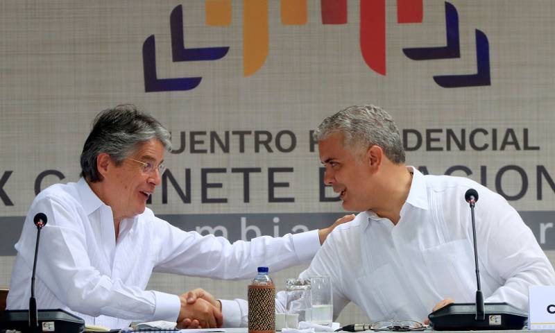 La reactivación económica y la reapertura fronteriza marcaron este viernes la agenda del X Gabinete Binacional de Colombia y Ecuador. Foto / EFE
