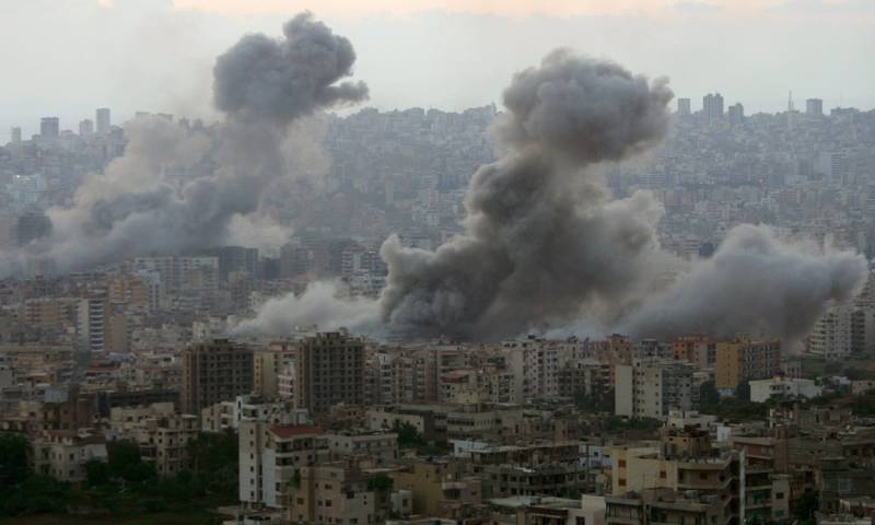  Israel lanzó un ataque contra los suburbios meridionales de Beirut / Foto: EFE