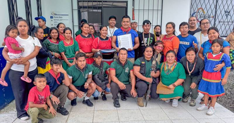 También solicitaron que se establezcan medidas de protección a favor de los niños y niñas / Foto: cortesía Comunidad Sinangoe