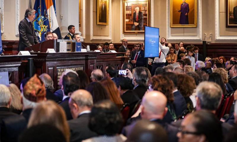 El Primer Mandatario aprovechó la oportunidad para renovar el compromiso de su país con los principios democráticos y la defensa del Estado de Derecho / Foto: cortesía Presidencia
