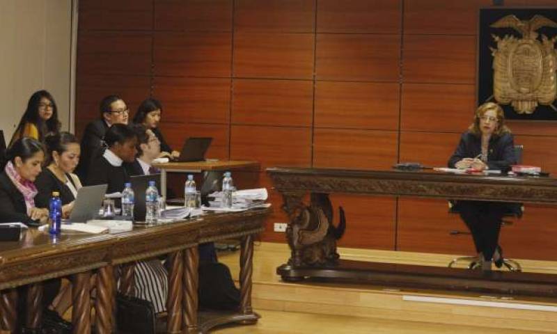 La diligencia no se extendió más de una hora (Foto: La Hora)