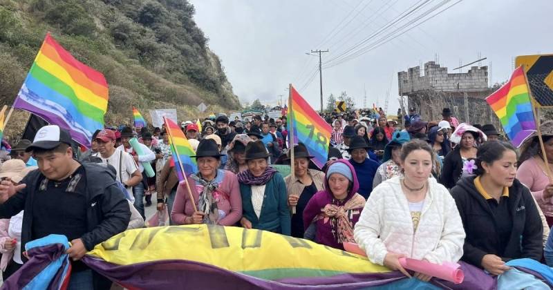 El Gobierno de Noboa ha insistido en que no va a negociar ni a retroceder en la medida / Foto: cortesía Conaie