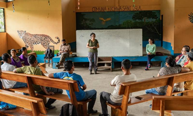 El estudio muestra cómo la gestión indígena puede contribuir a la conservación de la Amazonía / Foto: cortesía WWF