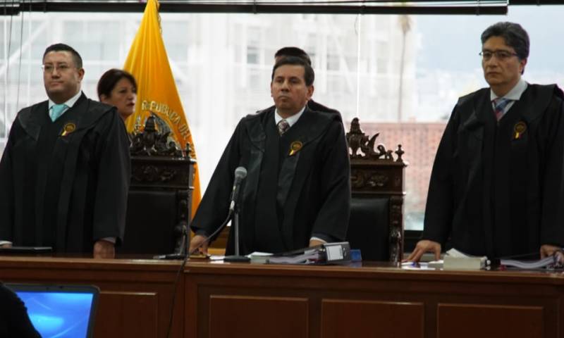 Los jueces a cargo el caso Sobornos 2012-2016 fueron recusados por Rafael Correa, pero el recurso no prosperó. - Foto: PRIMICIAS