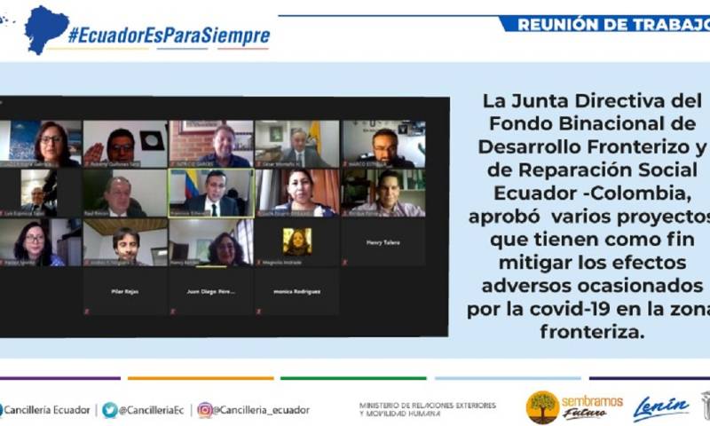 Ecuador y Colombia acuerdan mitigar efectos de covid-19 en la frontera / Foto: EFE