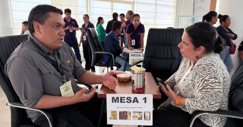 Productores, empresas privadas y cadenas de supermercados se reunieron en Napo / Foto: cortesía MAGP
