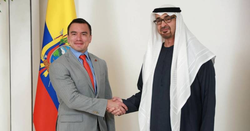 Se reunió con el presidente de los Emiratos Árabes Unidos, Mohamed bin Zayed Al Nahayan / Foto: EFE