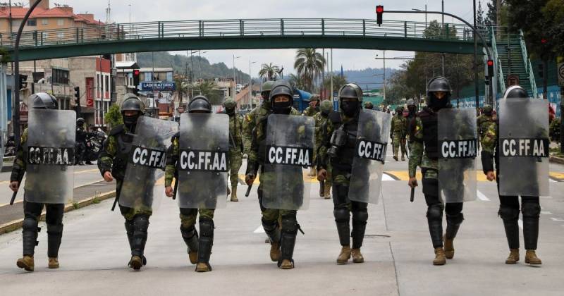 La Policía y las Fuerzas Armadas han logrado controlar las protestas en Quito / Foto: EFE