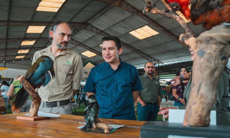 El evento, que incluyó actividades como el Museo Itinerante del INABIO / Foto: cortesía Prefectura de Pastaza