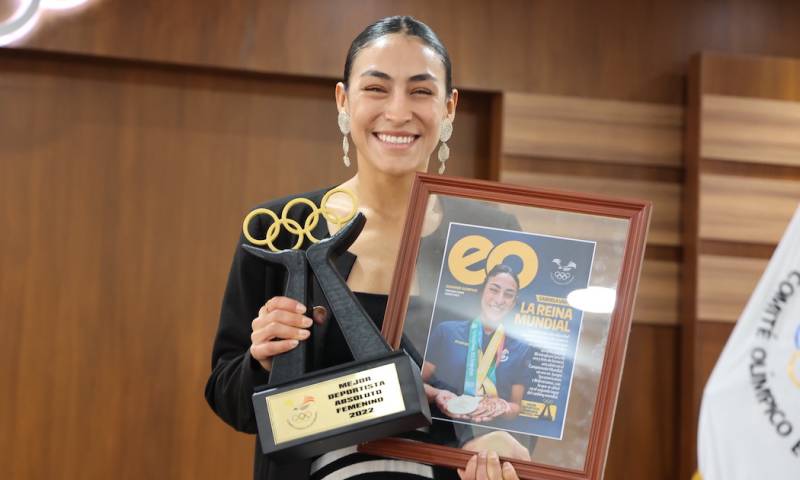 Vargas fue elegida como la mejor deportista gracias a la medalla de oro y las tres de bronce que obtuvo en los Juegos Mundiales (EE.UU.) 2022 / Foto: cortesía Comité Olímpico