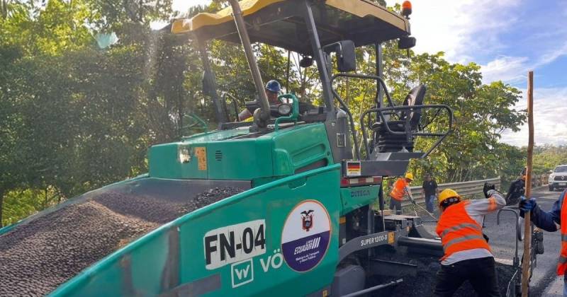 La vía está ubicada en las provincias de Napo y Orellana / Foto: cortesía MTOP