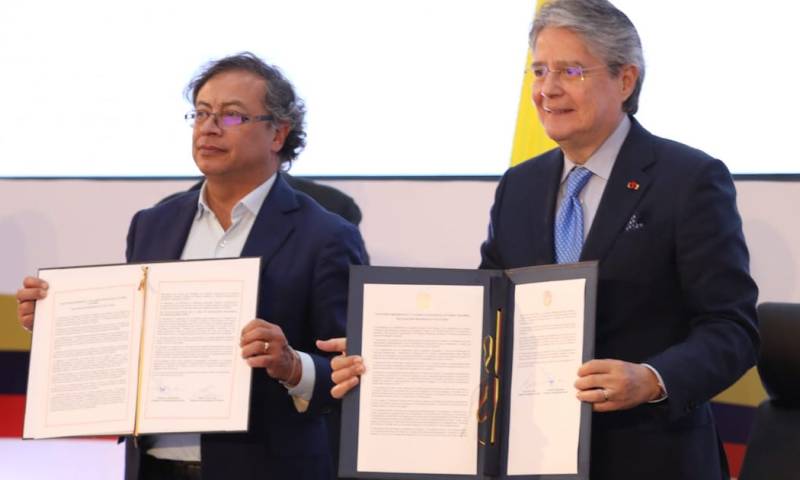 Ambos gobernantes evaluaron como significativos los avances en el desarrollo de un Plan de Acción bilateral para este año / Foto: cortesía Presidencia