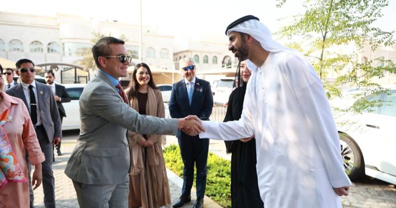 El presidente Daniel Noboa inauguró la Embajada de Ecuador en Emiratos Árabes Unidos / Foto: cortesía Presidencia