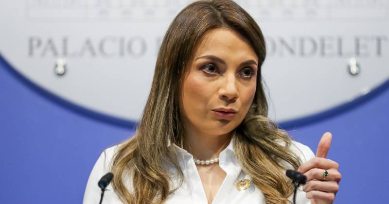 Carolina Jaramillo se estrenó ayer como vocera del gobierno / Foto: EFE
