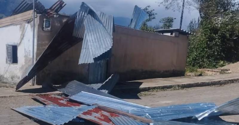 Los daños se produjeron principalmente en Pangua / Foto: cortesía 