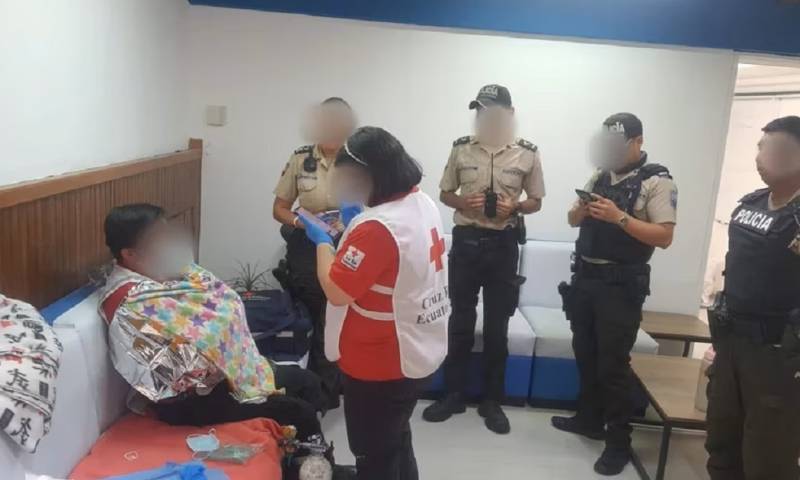 La niña fue trasladada hasta una casa de salud para realizar una evaluación más específica/ Foto: cortesía