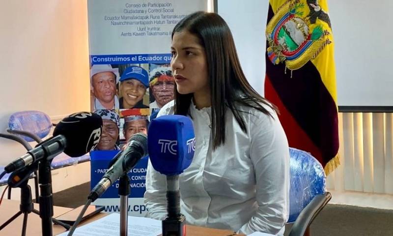 Sofía Almeida fue removida como presidenta del CPCCS / Foto: cortesía Twitter Sofía Almeida