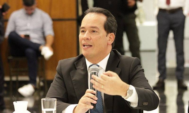 "Nos mantenemos firmes en la defensa del derecho de los ecuatorianos a vivir en democracia" / Foto: cortesía Ministerio de Gobierno