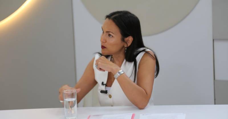 Inés Manzano, ministra de Energía y Minas, dio detalles del sector petrolero / Foto: cortesía Inés Manzano