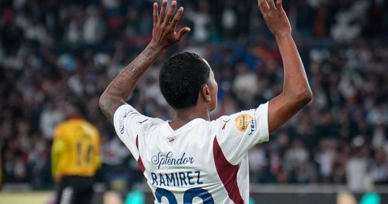 Bryan Ramírez anotó el segundo gol de Liga ante Barcelona / Foto: cortesía Liga de Quito