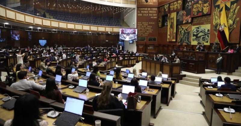 La Corte Constitucional rechazó hace diez días tres de las siete preguntas propuestas por Daniel Noboa / Foto: cortesía Asamblea Nacional