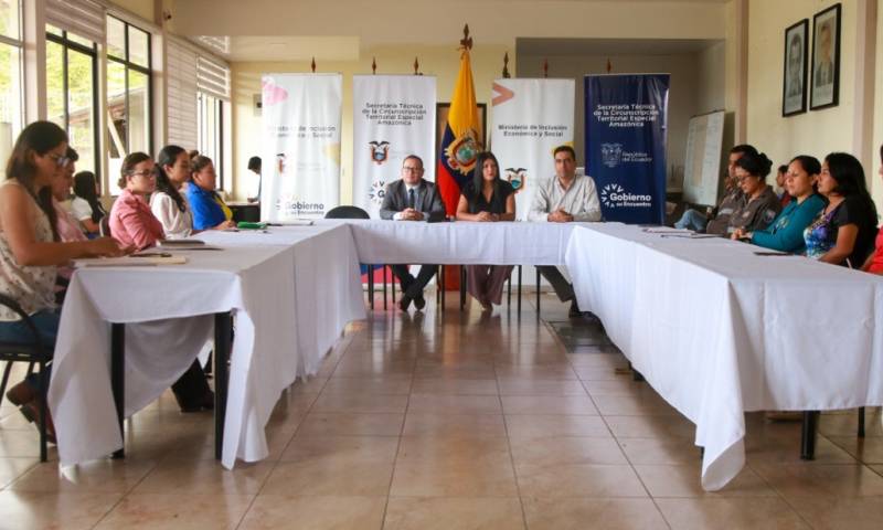 El objetivo es articular acciones favor de los derechos de niños, adolescentes, adultos mayores y personas con discapacidad / Foto: cortesía MIES