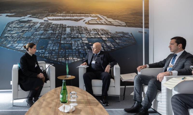 García se reunió con el ministro de Inversiones del Reino de Arabia Saudí, Khalid Al Falih, para "impulsar y profundizar la relación entre las dos naciones" / Foto: cortesía Kalid Al Falih