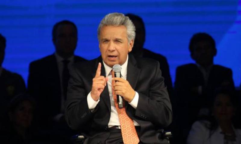 El presidente Lenín Moreno envió este 8 de mayo del 2019 una carta en la que solicita a la fiscal general Diana Salazar investigar sus cuentas en el exterior. Foto: El Comercio