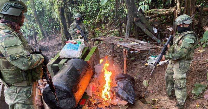 Los operativos en Sucumbíos y Orellana han aumentado en las últimas semanas / Foto: cortesía Ejército