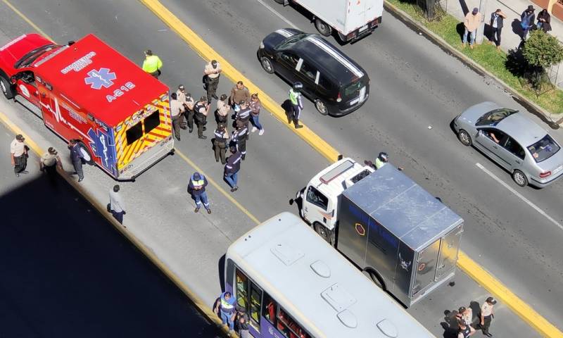 La Empresa de Transporte informó de que "luego de ser atendida por los cuerpos de socorro, el ciudadano falleció"/ Foto: cortesía