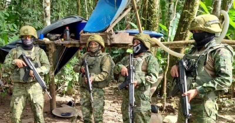 La ley busca desarticular las economías criminales que alimentan el conflicto armado interno / Foto: cortesía Ejército Ecuatoriano