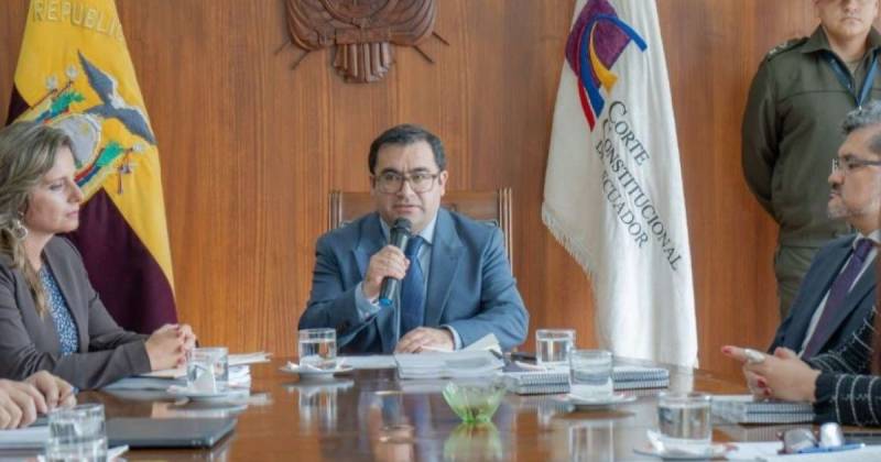 Jhoel Escudero estará al frente de la CC durante el período 2025-2028 / Foto: cortesía Corte Constitucional