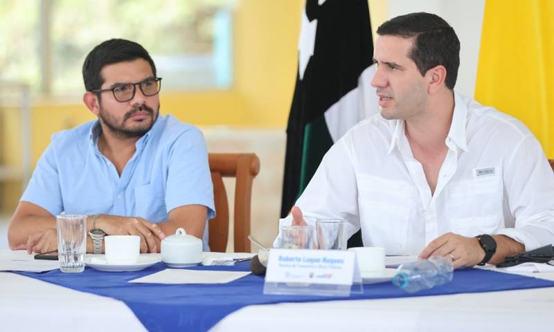 Se revisaron proyectos estratégicos en los sectores eléctrico, vial y minero / Foto: cortesía Secretaría de Planificación
