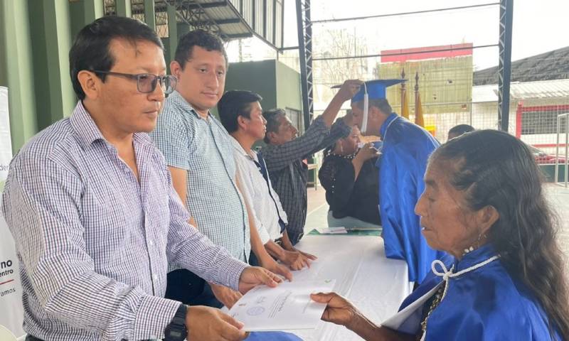 35 productores de Puerto Napo recibieron certificados / Foto: cortesía ministerio de Agricultura