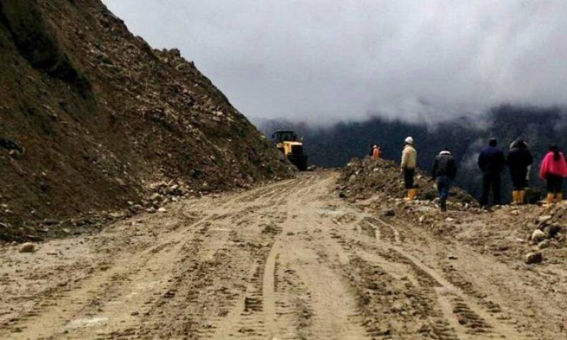 En 14 provincias se han registrado 62 eventos peligrosos por lluvias. Foto: Obras Públicas Ec. Foto: Ecuavisa