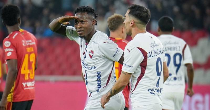 Leonel Quiñóñez anotó el segundo gol de Liga / Foto: cortesía Liga de Quito