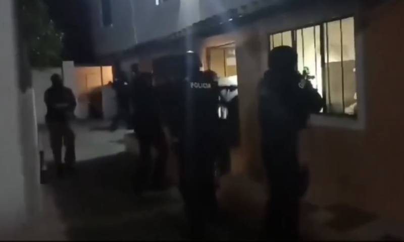 Se llevaron a cabo 19 allanamientos simultáneos en la provincia andina de Pichincha / Foto: cortesía Policía