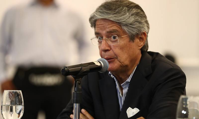 Lasso ha empezado a sufrir el rigor del mandato, sobre todo en el último mes, cuando asomaron todas las amenazas juntas. / Foto: EFE