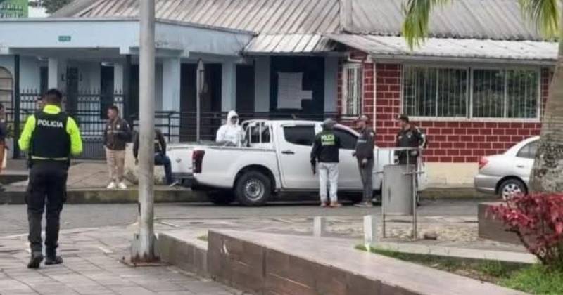 El robo ocurrió en el Cuartel Centro de la Policía Nacional en Puyo / Foto: cortesía Código Digital