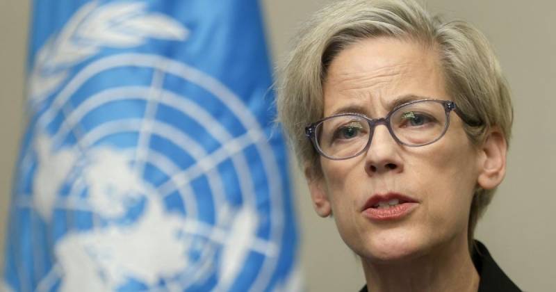 Margaret Satterthwaite denunció en particular la marcha contra la Corte Constitucional encabezada por Noboa / Foto: EFE