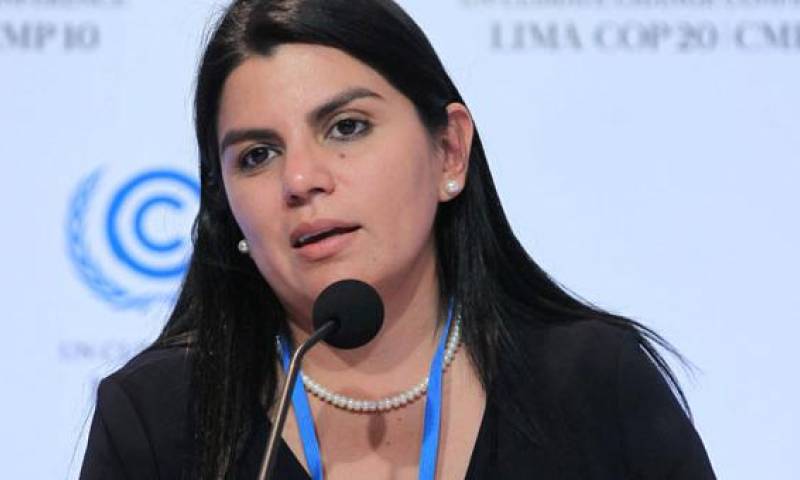 Lorena Tapia, ministra del Medioambiente. Foto: EFE. Este contenido ha sido publicado originalmente por Diario EL COMERCIO en la siguiente dirección: http://www.elcomercio.com/actualidad/lorena-tapia-ecuador-oculta-alemania.html. Si está pensando en hacer uso del mismo, por favor, cite la fuente y haga un enlace hacia la nota original de donde usted ha tomado este contenido. ElComercio.com