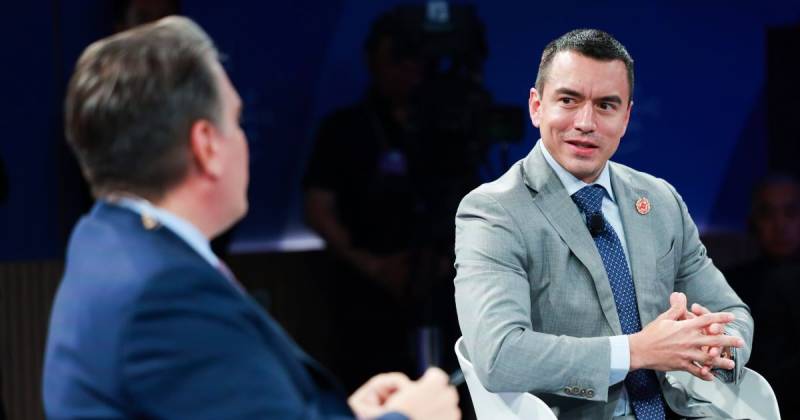 Daniel Noboa participó en el Foro Económico Mundial de Verano en Tianjin / Foto: cortesía Presidencia